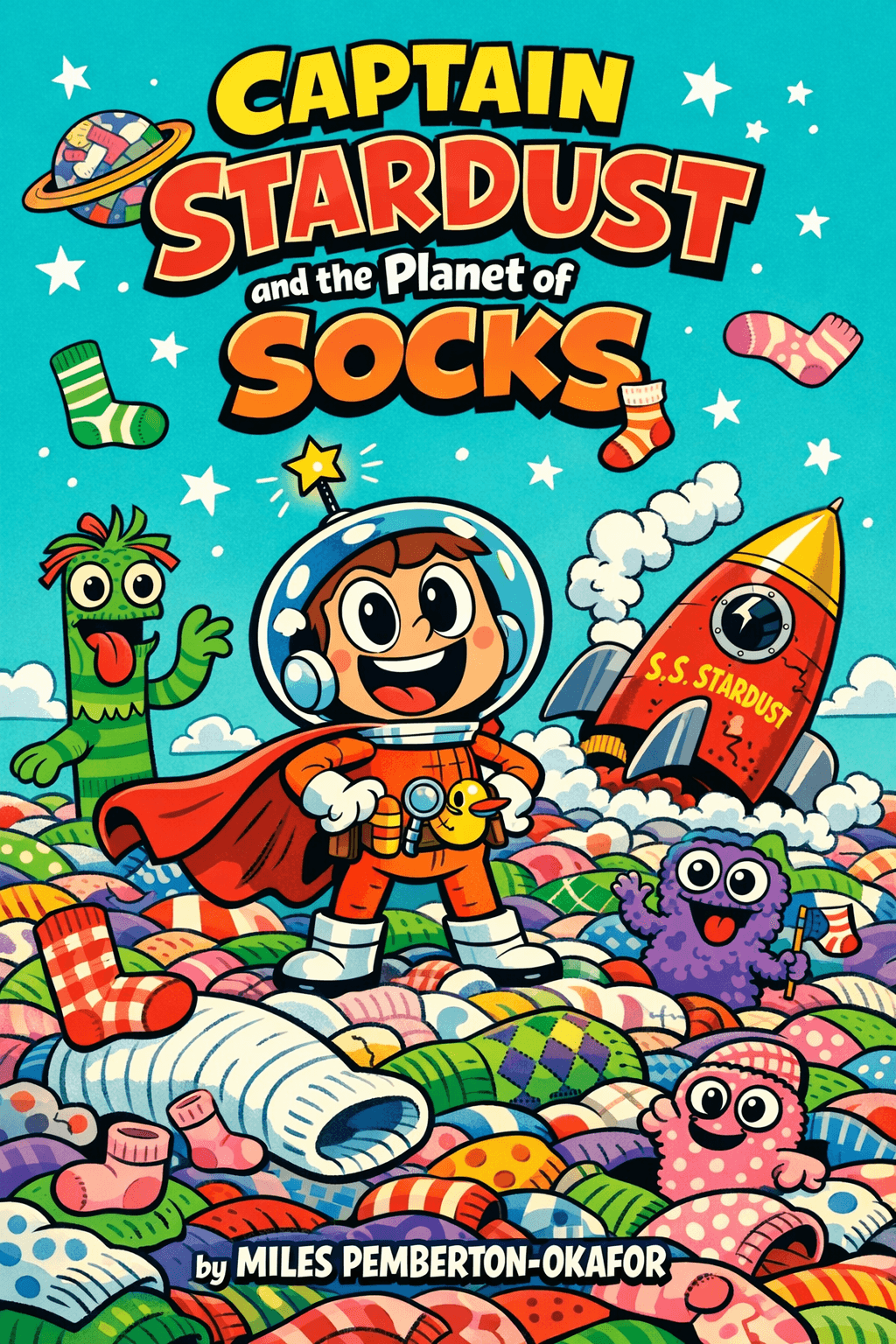 Captain Stardust and the Planet of Socks — Paperback Cover