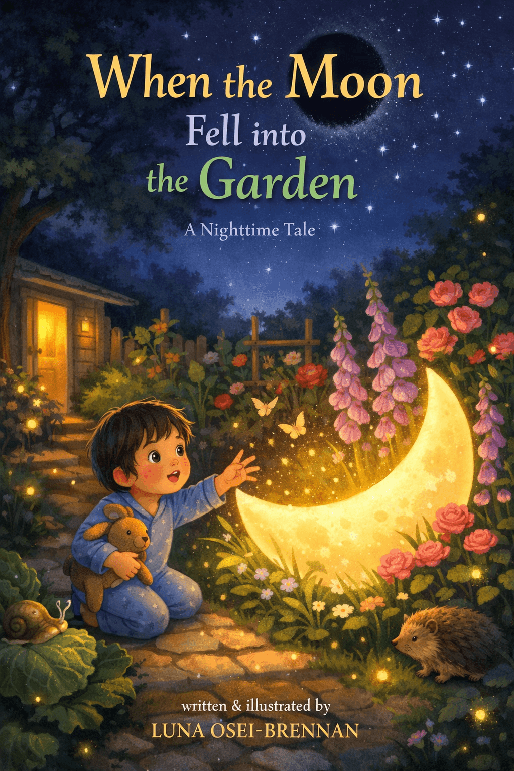 When the Moon Fell into the Garden — Picture Book